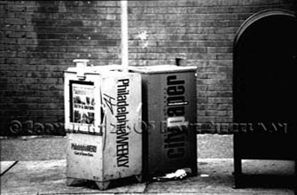 newspaper boxes -- Closed For the Season -- Dave Siegelman